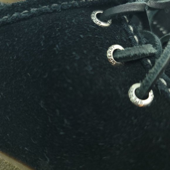 Sperry Womens Stella Keel STS96140 Black Leather Lace Up Ankle Booties Size 7.5M - Picture 10 of 15